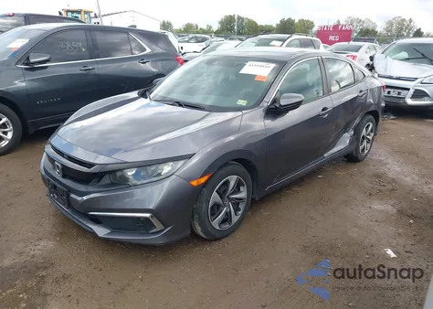 2020 Honda Civic Lx from USA, damaged, VIN 19XFC2F60LE013920